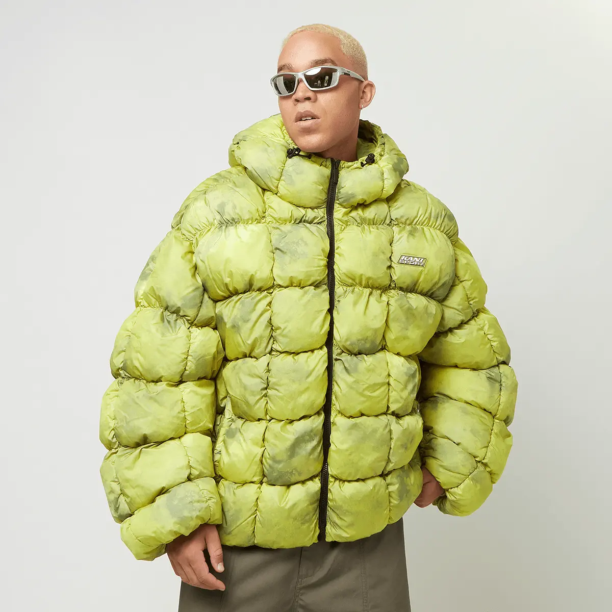 

Куртка Karl Kani Sport Patch Square Quilted Puffer Jacket, зеленый