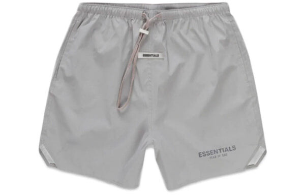 Шорты fw20 volley shorts 'silver' Fear Of God Essentials, серебряный — фото 2