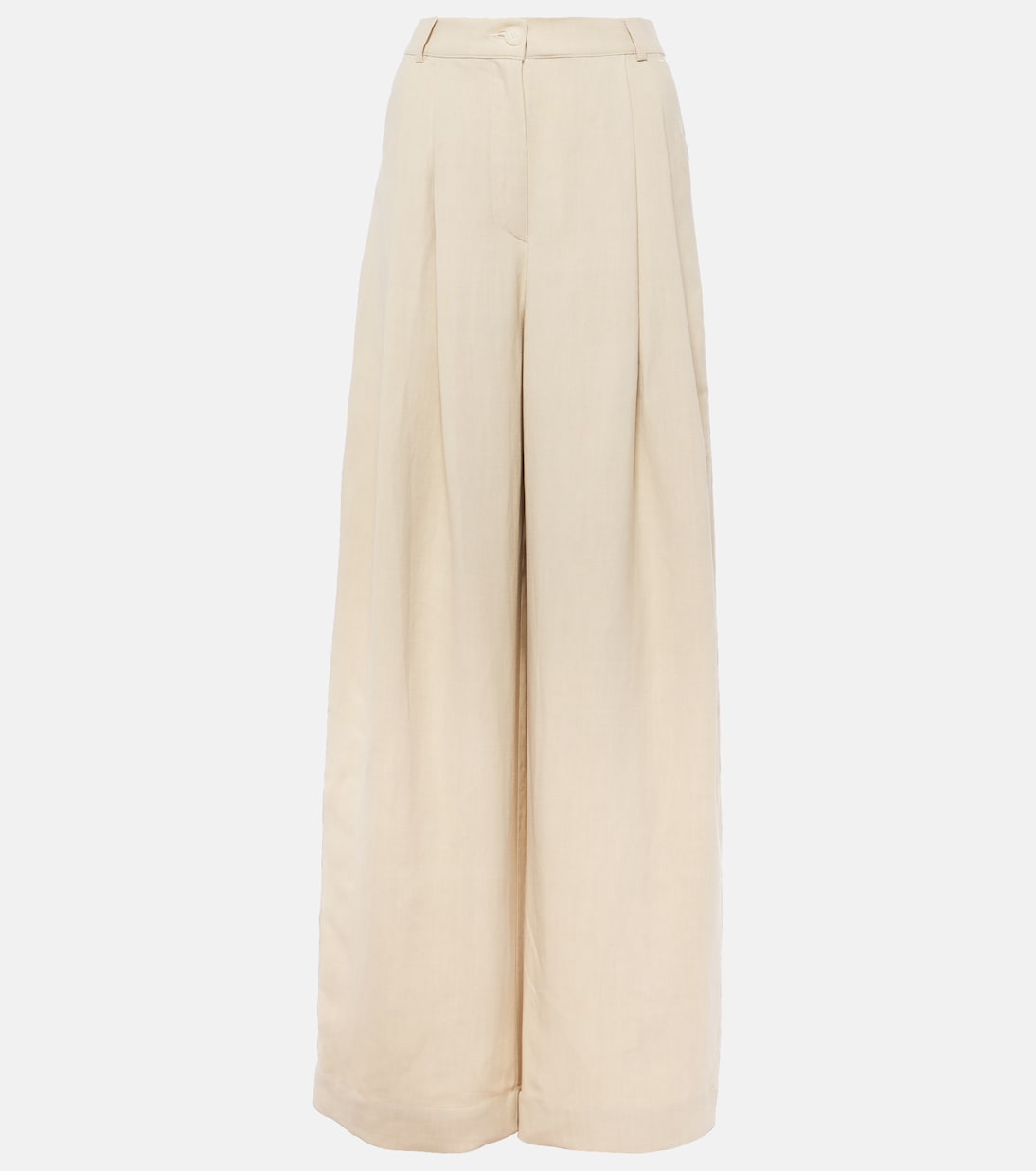 

Широкие брюки Piper с высокой талией The Frankie Shop, бежевый