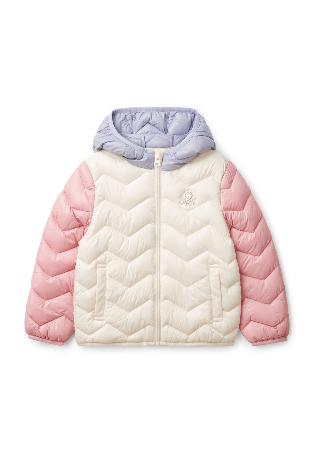 

Зимняя куртка PADDED WITH HOOD. United Colors of Benetton, мультиколор