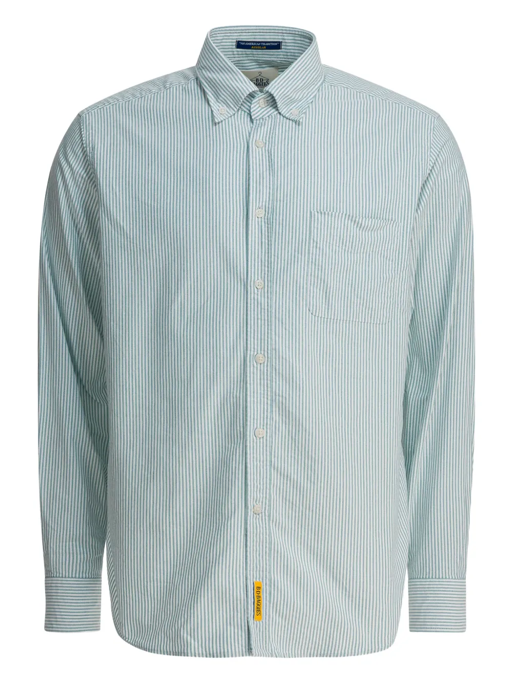 

Рубашка в полоску с карманом B.D. Baggies, зеленый