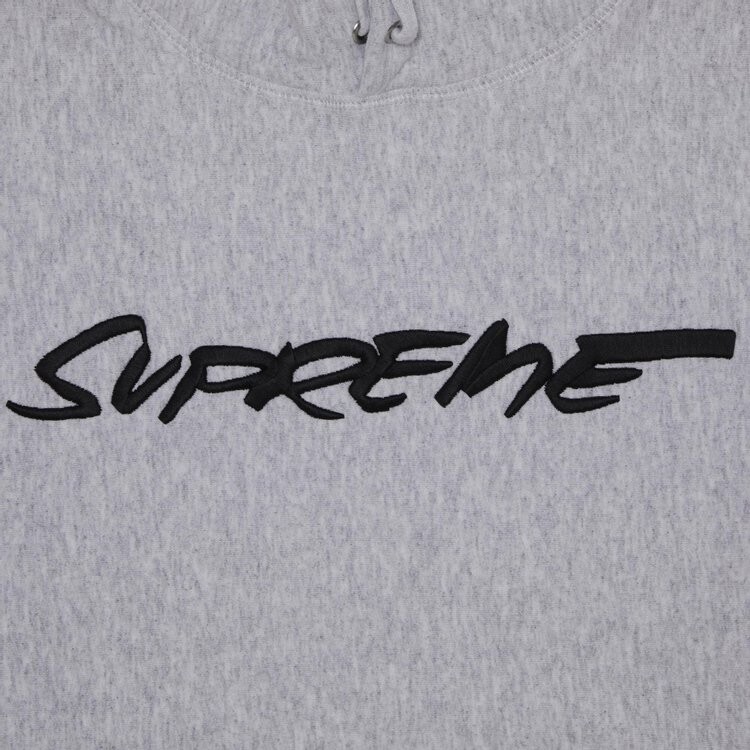 Толстовка Supreme Futura Hooded 'Ash Grey', серый — фото 2
