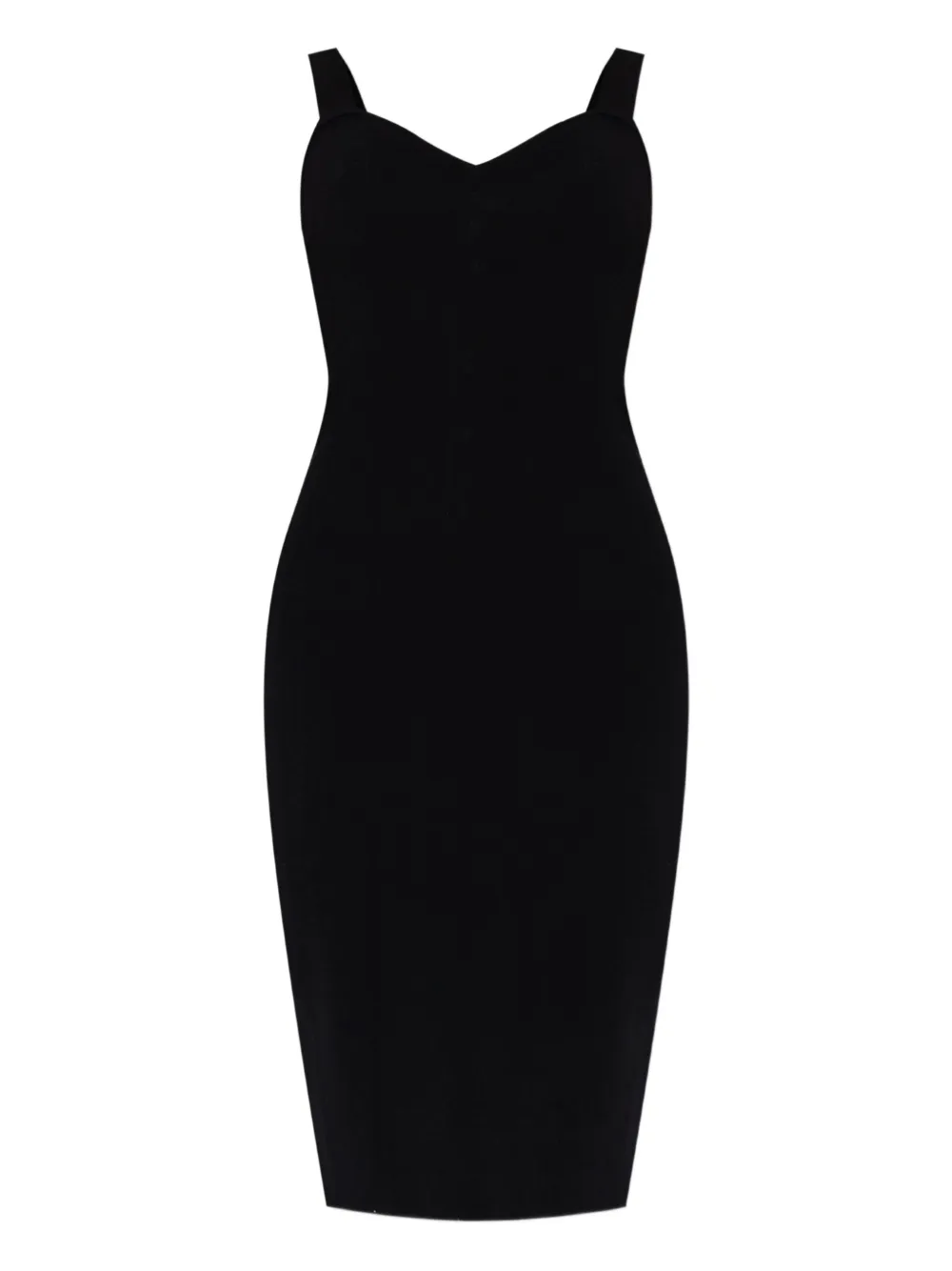 

Приталенное платье миди MAX MARA, черный