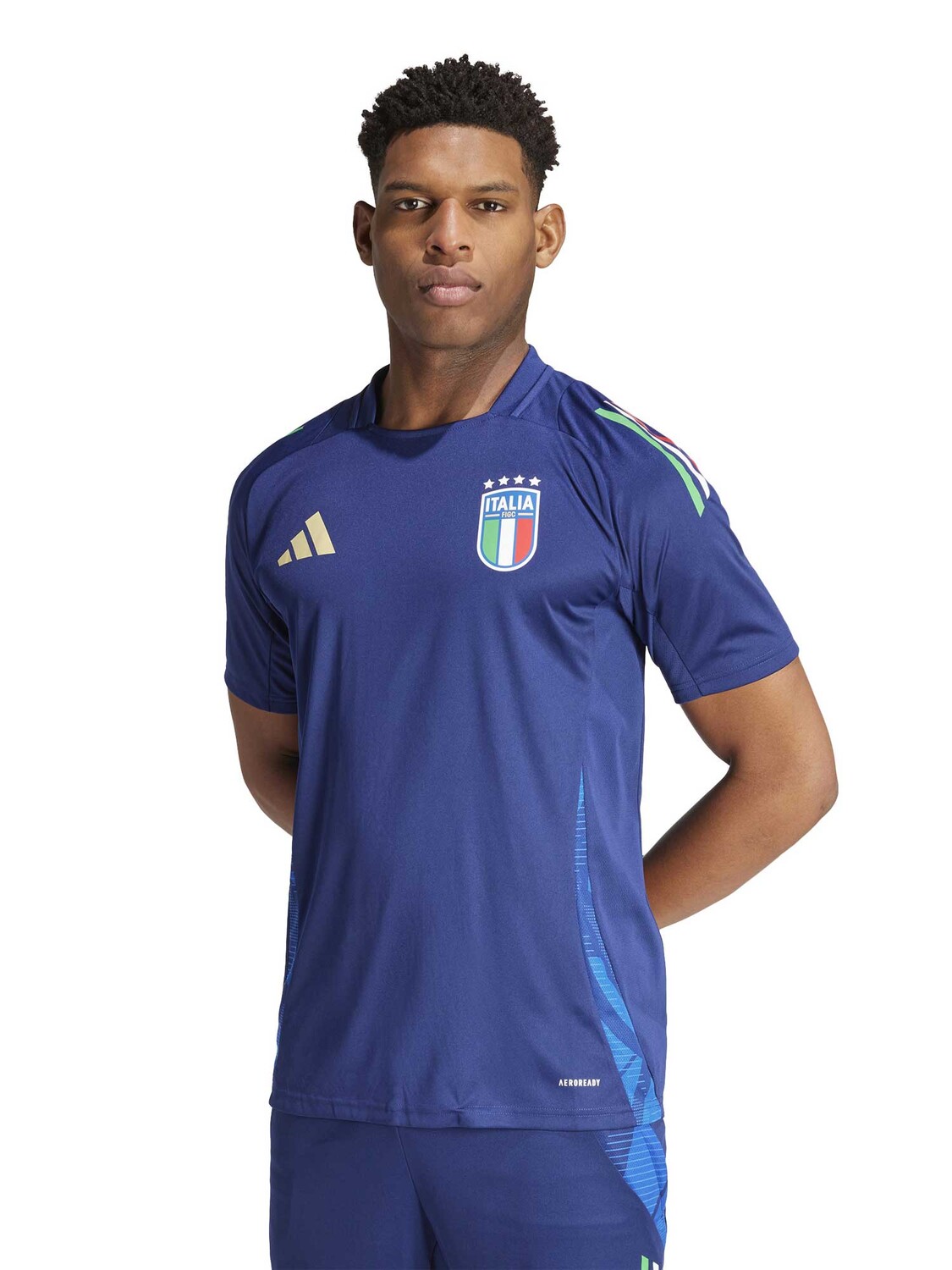 

Футболка Adidas Performance ITALY 2024 TIRO24 COMPETITION TRAINING, синий