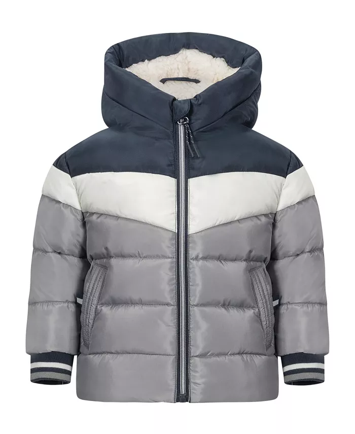 

Детская куртка для мальчиков Varsity Color Block S Rothschild & Co, серый