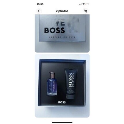 Hugo Boss Bottled Infinite Gift Set Eau De Parfum 50ml + Shower Gel 100ml — фото 3