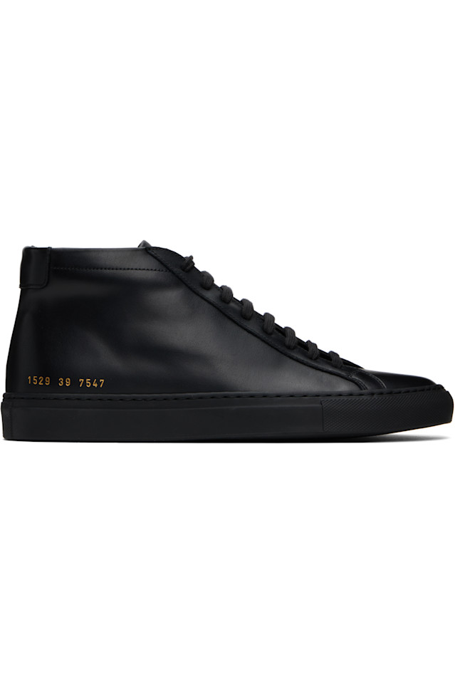 

Оригинальные кроссовки Achilles mid Common Projects, черный