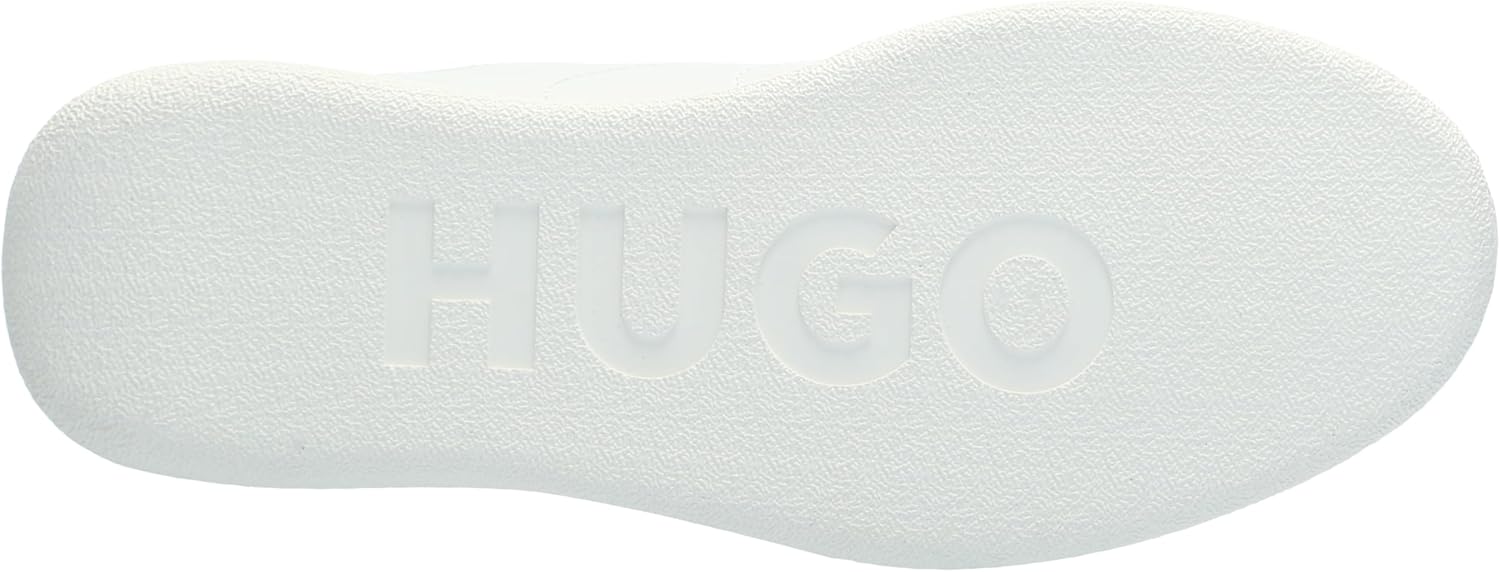 Кроссовки Hugo Mens Fly из кожи с подошвой Cupsole, белый — фото 4