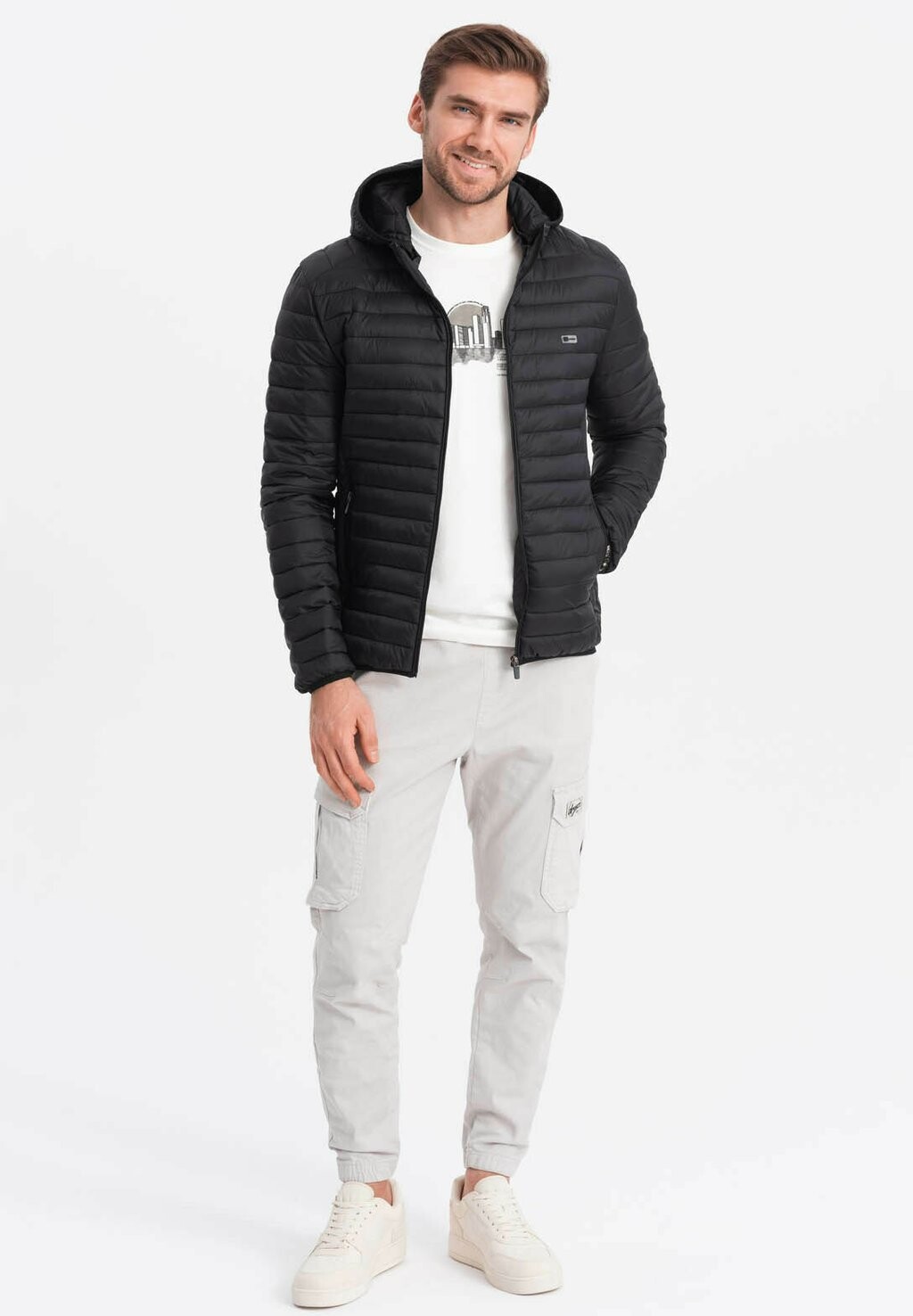 

Зимняя куртка QUILTED Ombre, черный