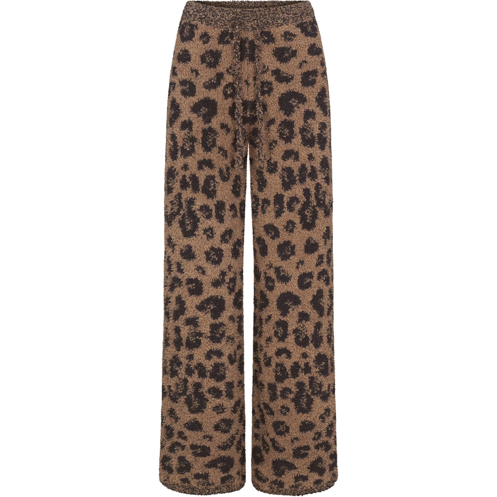 

Skims FW24 Fake Day Collection Уютные вязаные брюки Casual для женщин LEOPARD PRINT/Леопард