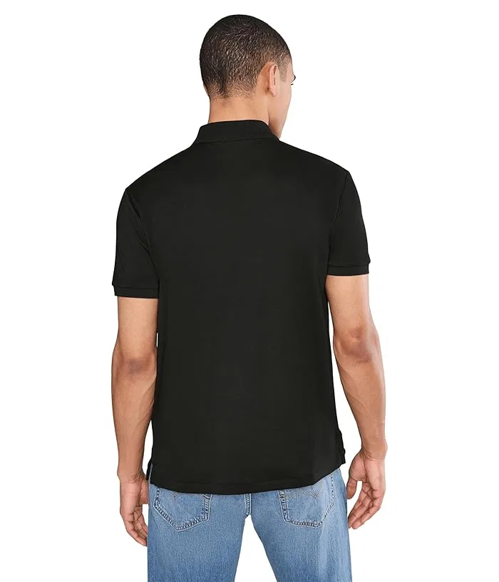 Поло Polo Ralph Lauren хлопок Custom Slim Fit Soft Cotton, Cruise Navy — фото 4