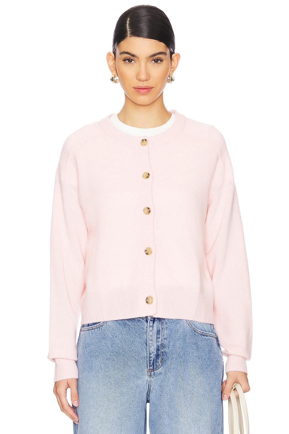 

Кардиган с плечевым ремешком Autumn Cashmere, розовый