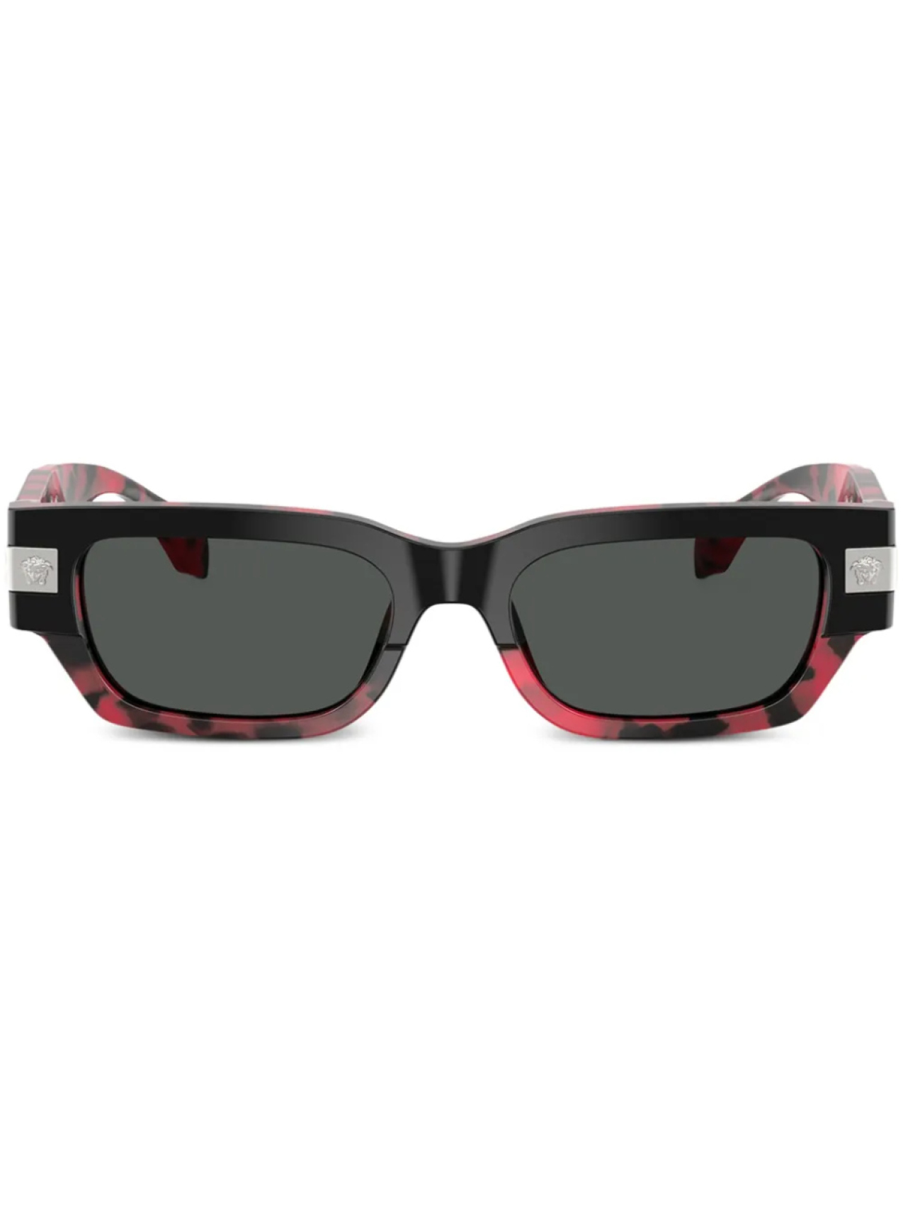 

Versace Eyewear солнцезащитные очки в прямоугольной оправе, черный