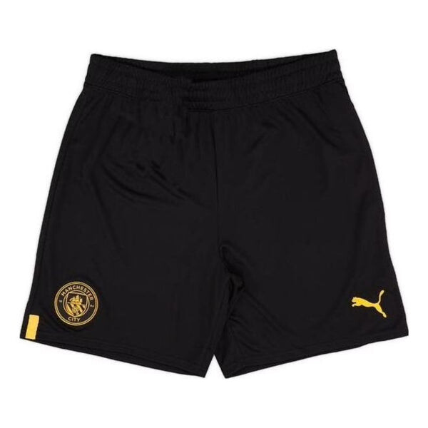 

Шорты manchester city f.c. 22/23 replica shorts 'black gold' Puma, черный
