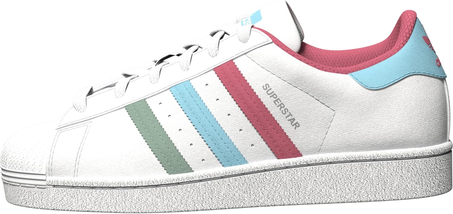 

Кроссовки adidas Unisex-Child Superstar Legacy, белый/розовый