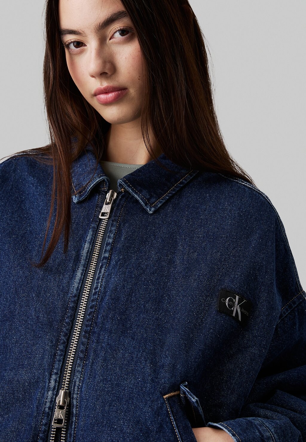 

Джинсовая куртка Calvin Klein Jeans, синий