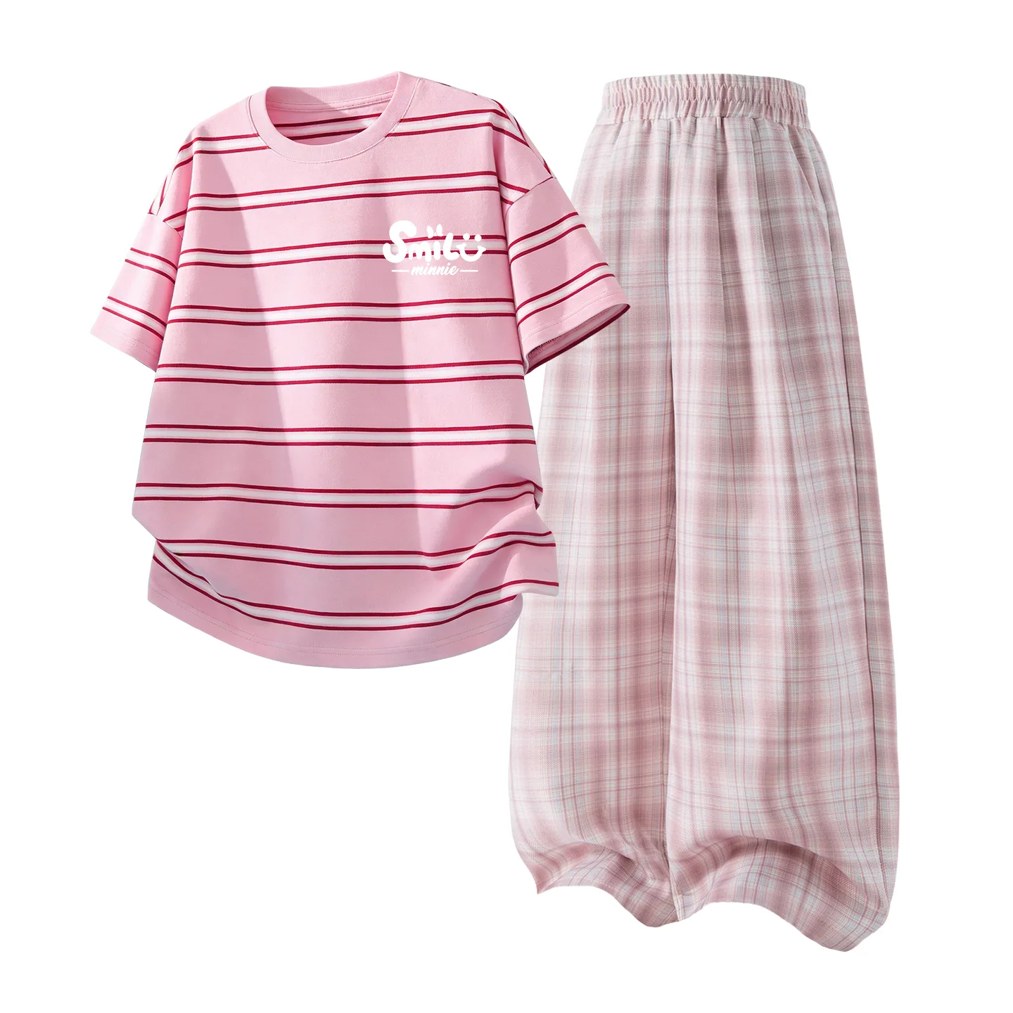 Детский спортивный комплект Casual Disney, Dile Playful K Pink+Solid Color Quartz Pink — фото 3