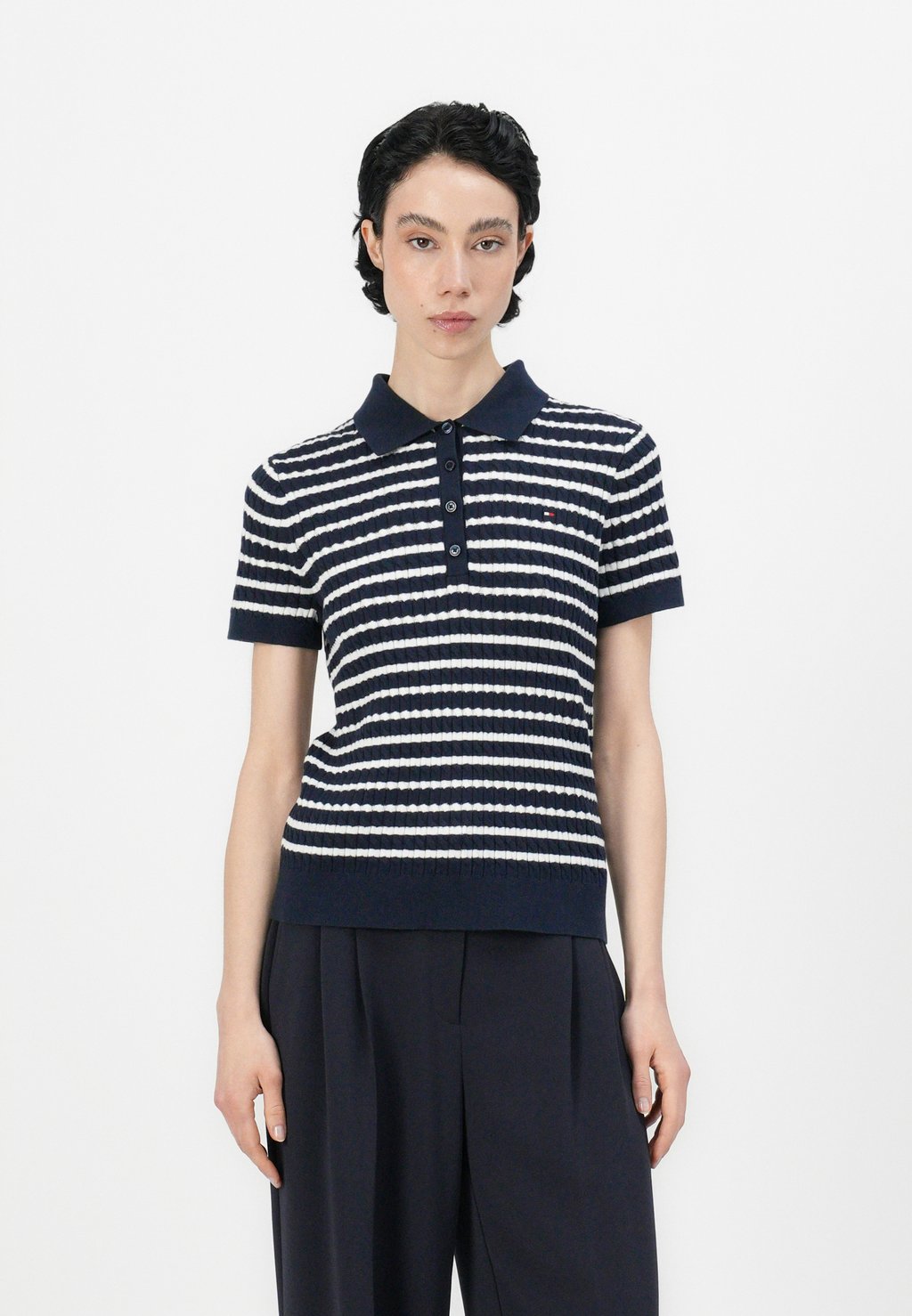 

Рубашка поло CABLE Tommy Hilfiger, синий