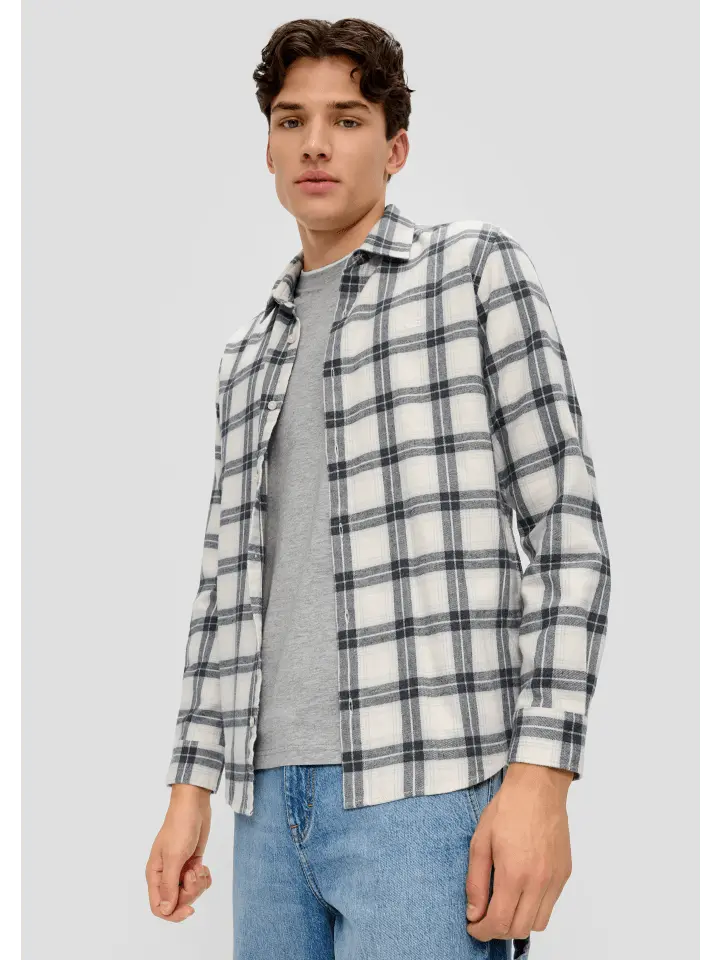 

Рубашка QS, цвет creme/grau