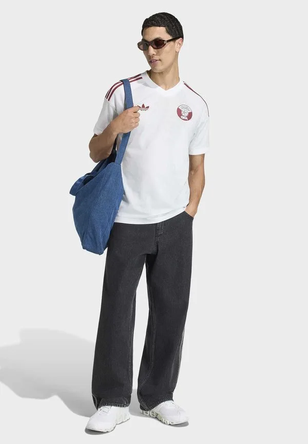 Выездная спортивная футболка сборной катара 26 Adidas Performance, White — фото 2