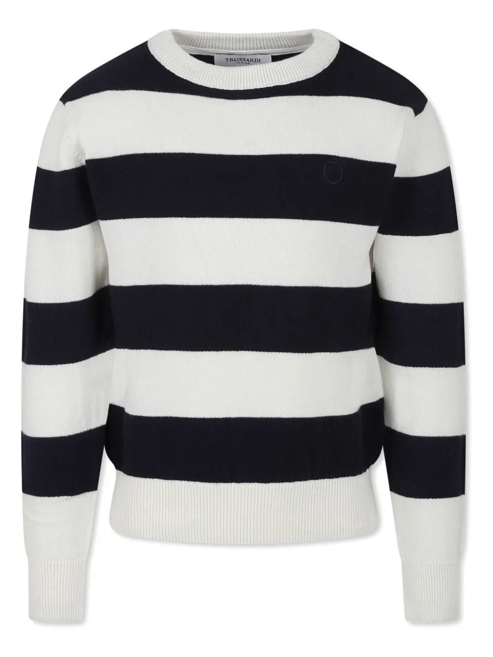 

Хлопковый джемпер TRUSSARDI JUNIOR, белый