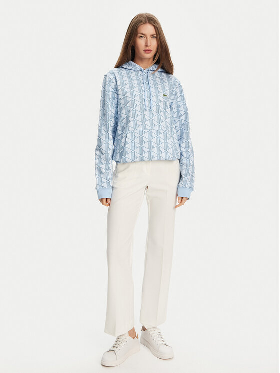 Толстовка Lacoste SH2855, голубая — фото 2