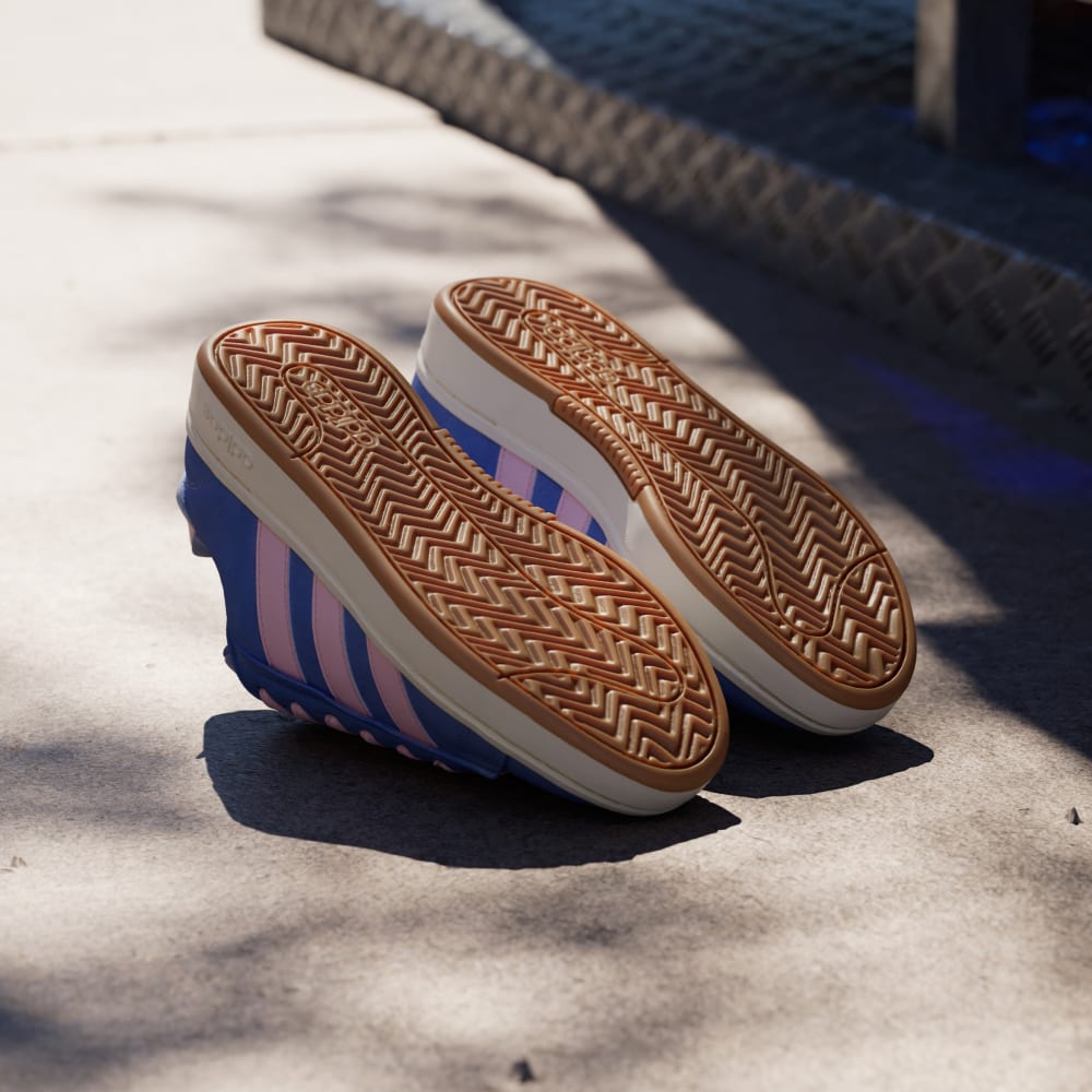 Кроссовки Adidas Grand Court Alpha Shoes, цвет Blue Fusion/Clear Pink/Gum — фото 3