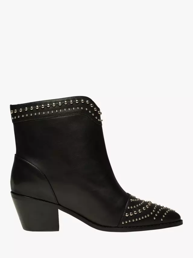 

Ботильоны SHOE THE BEAR Annika Leather Stud Western, черный