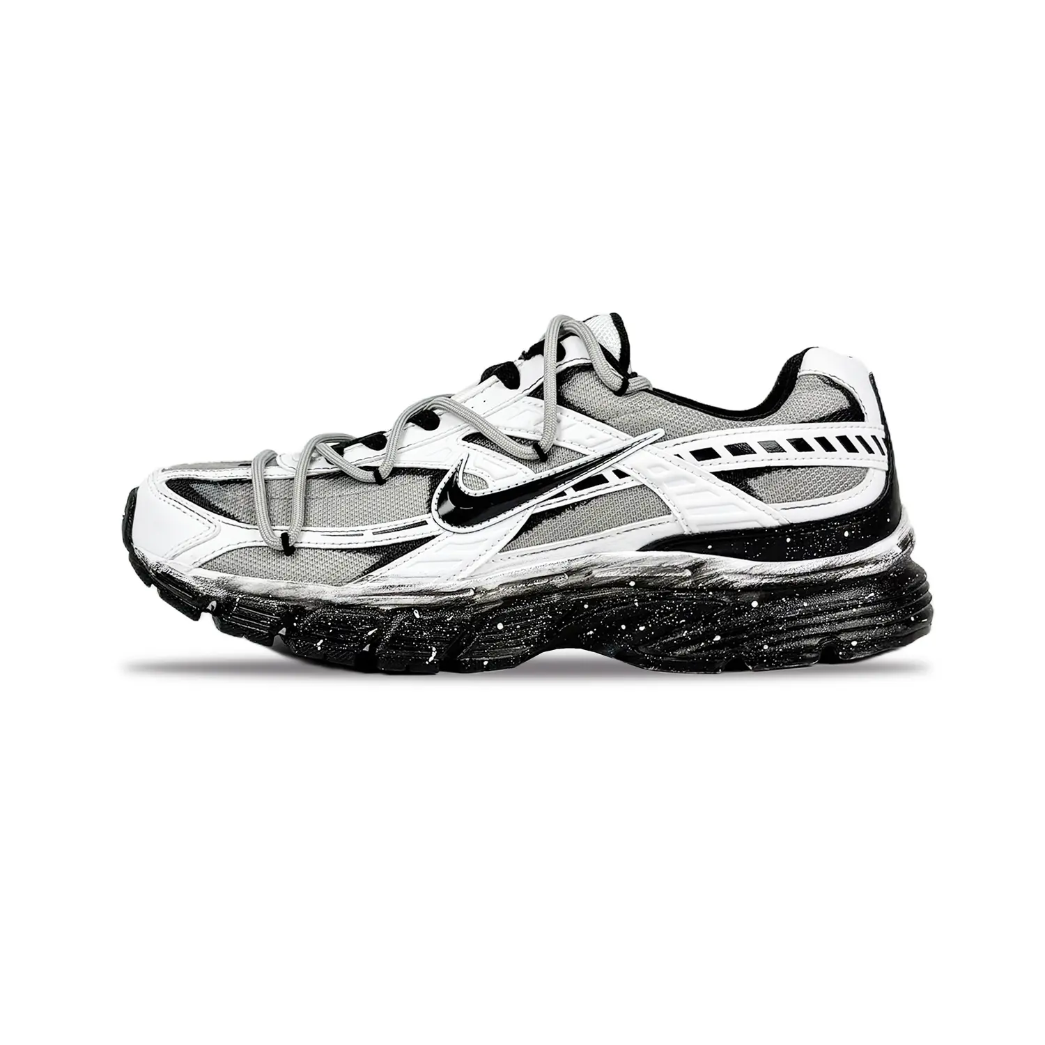 

Nike Кроссовки Initiator с низким верхом, устойчивые к истиранию, мужские, черные, белые, серые