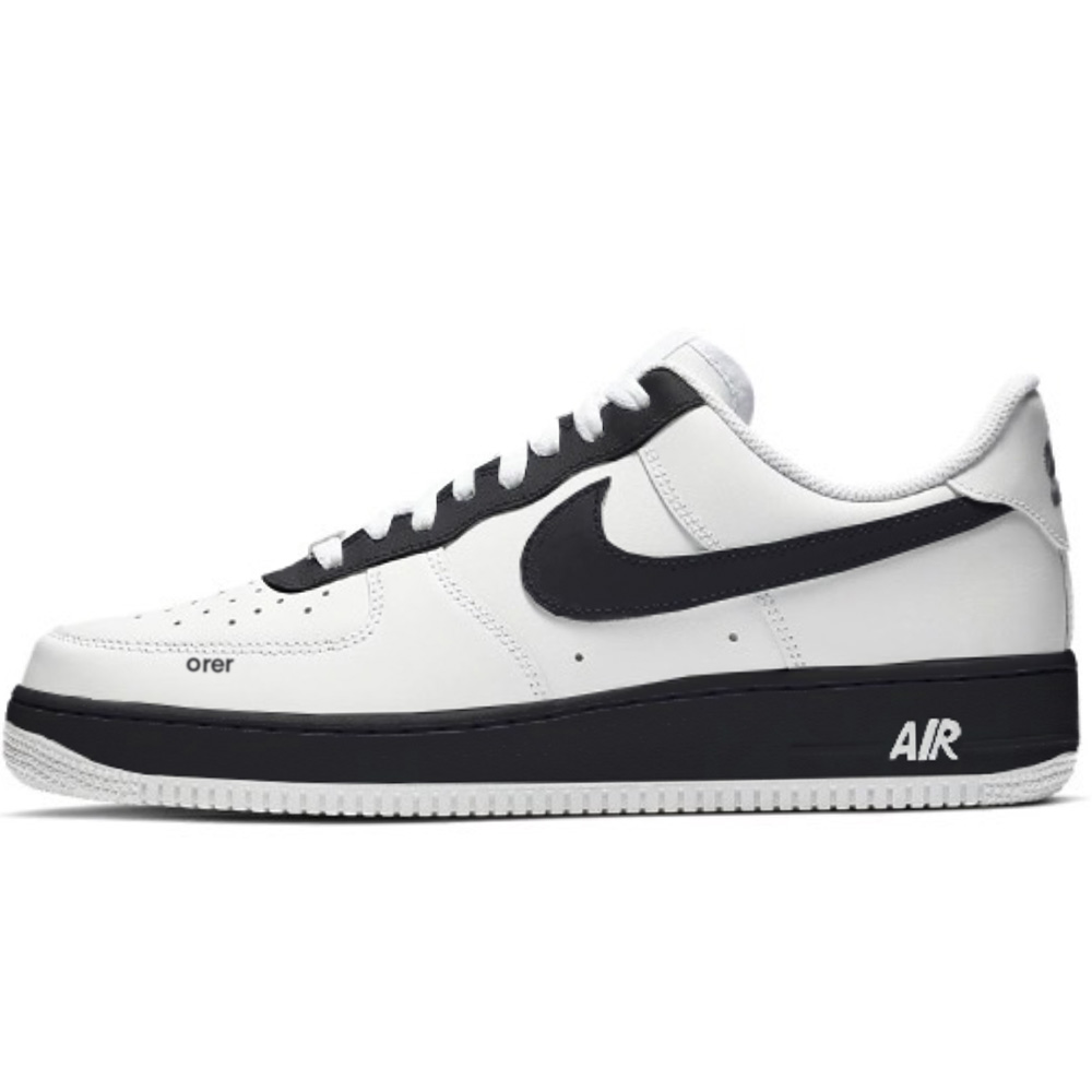 

Кроссовки Nike Air Force 1 Oreo Attack устойчивые к истиранию мужские черно-белые, цвет Black White