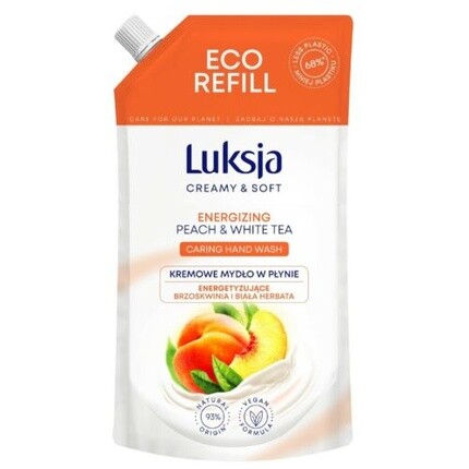 

Luxja Кремовое и мягкое бодрящее жидкое мыло с персиковым чаем, Sarantis B.U