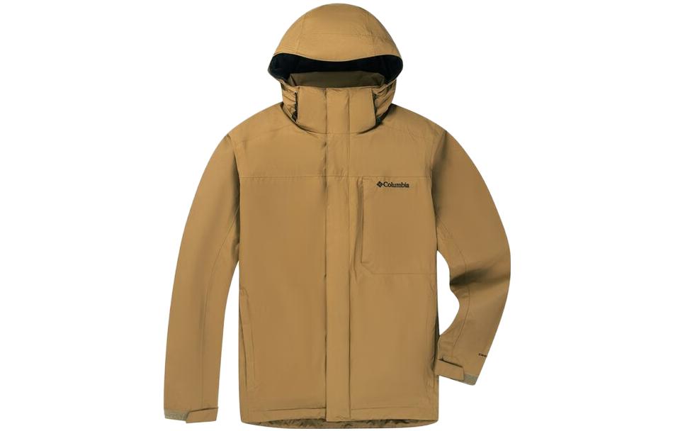 

Columbia Ветровка мужская коричневая водонепроницаемая ветрозащитная дышащая, Brown