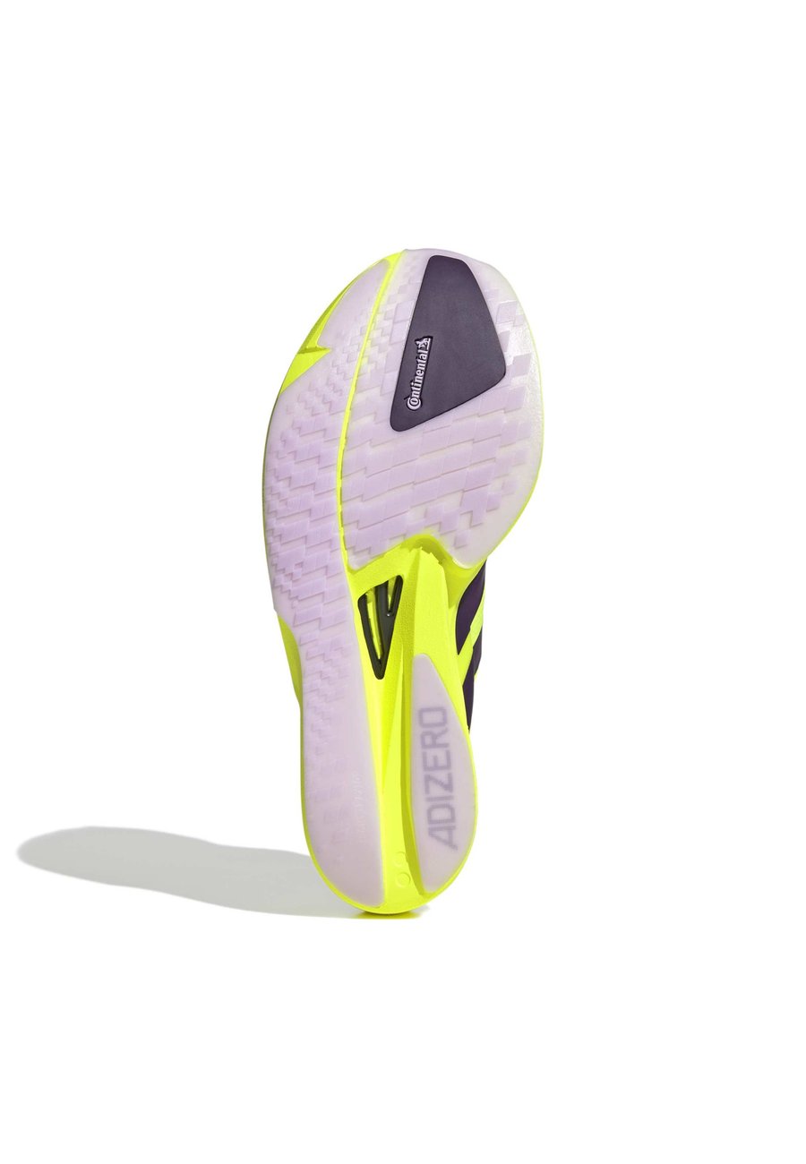 Кроссовки Adidas Performance ADIZERO TAKUMI SEN 11, Solar Yellow Aurora Plum Powder Plum/Yellow — фото 4