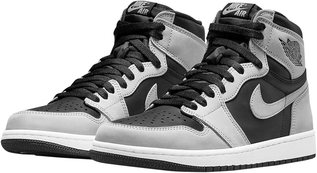 Мужские кроссовки Air Jordan 1 High Nike, черный/белый/серый — фото 4