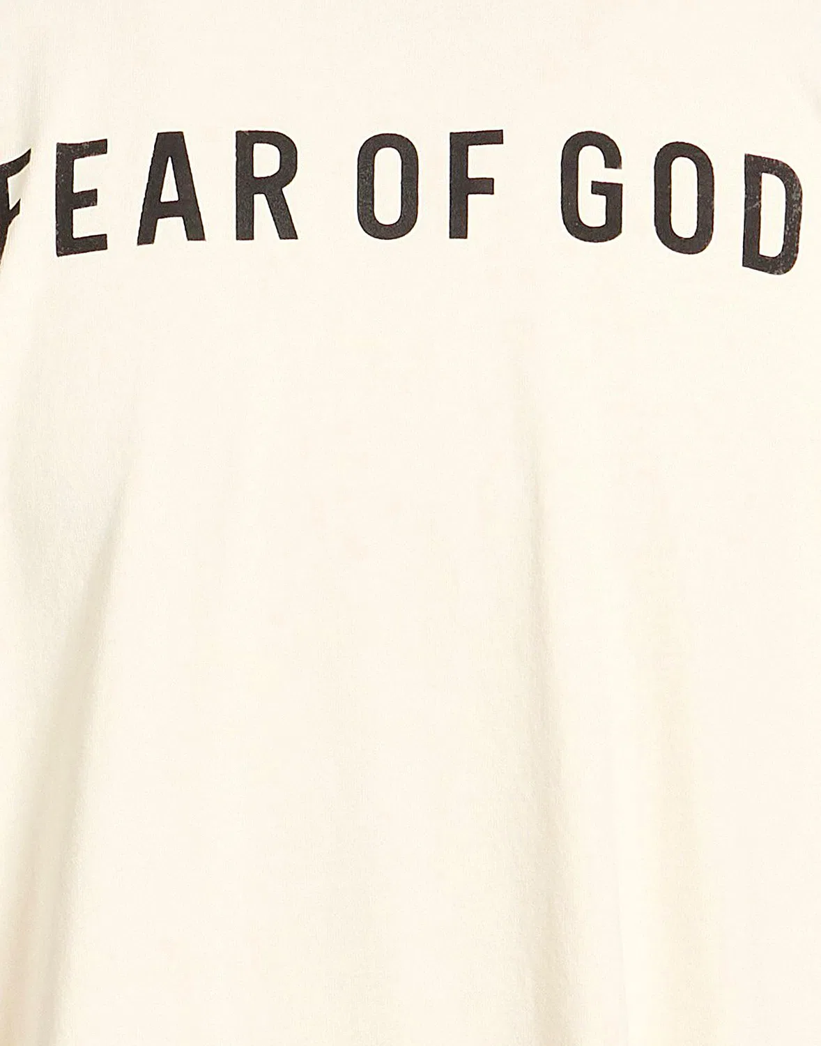 Футболка оверсайз FEAR OF GOD кремовый — фото 4