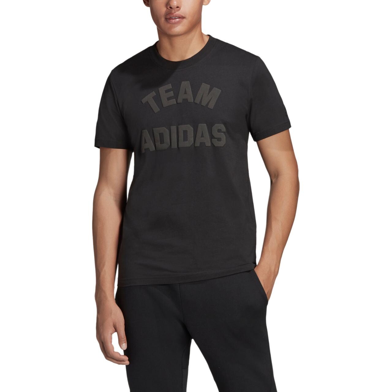 Футболка VRCT мужская черная Adidas, черный — фото 3