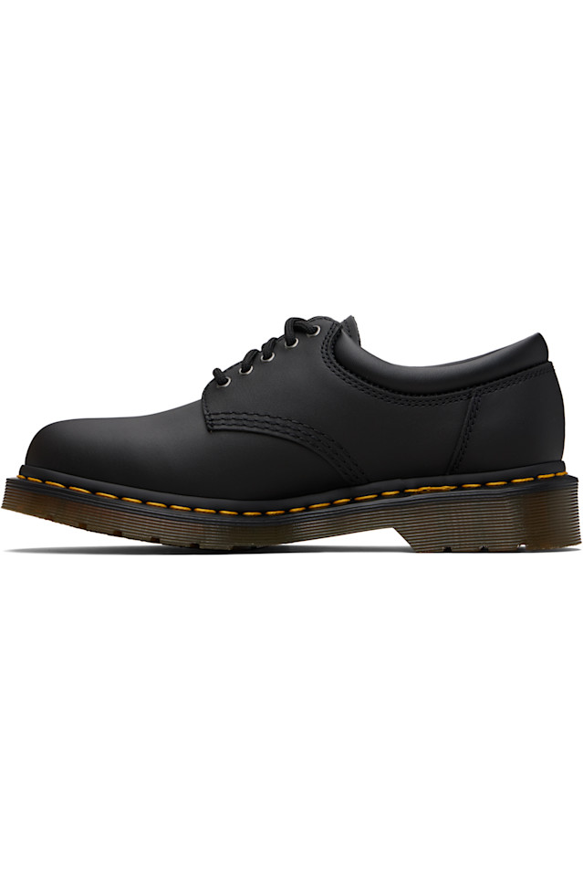 Dr. Martens Черные повседневные дерби из кожи наппа 8053 — фото 3