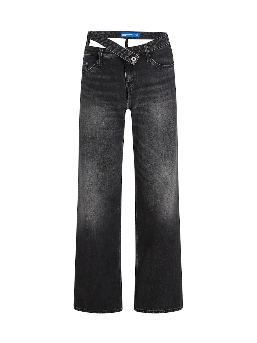 

Джинсы свободного кроя KARL LAGERFELD JEANS, черный