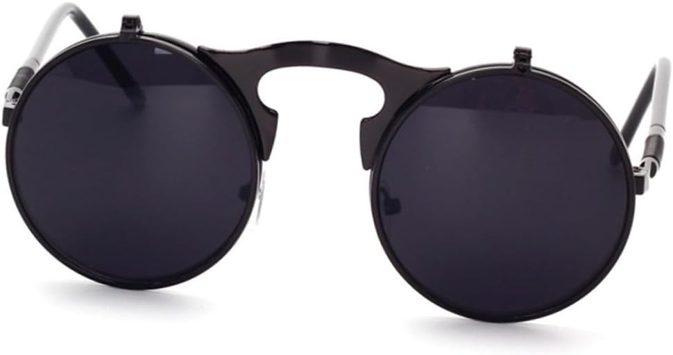 

Солнцезащитные очки SAFIGLE с круглыми линзами и поляризованным покрытием, оправой из античного металла в стиле ретро, ​​удобные для мужчин и женщин, гибкий дизайн для активного отдыха, черная оправа, Black