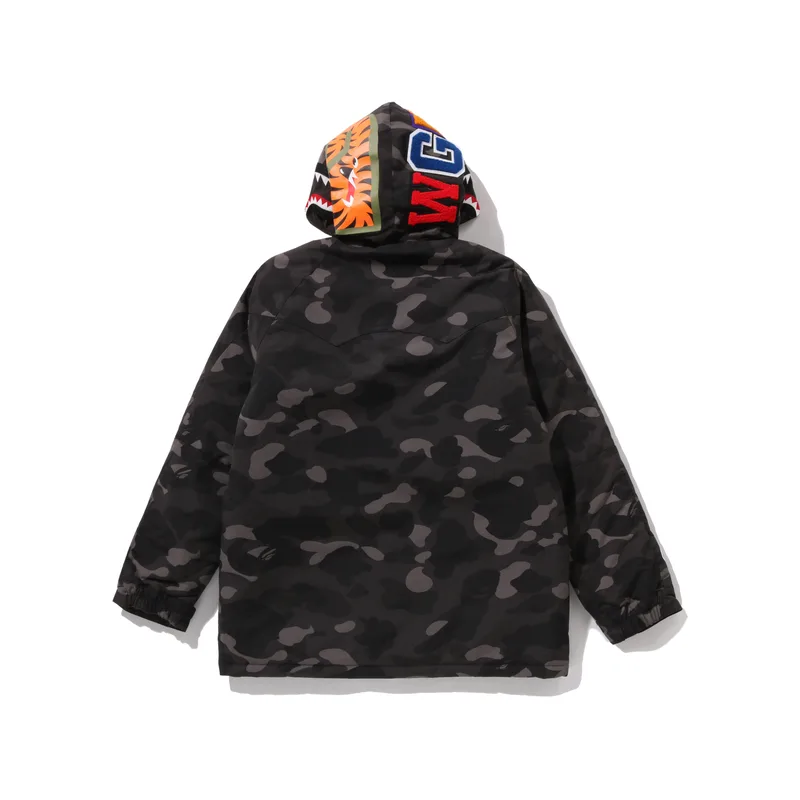 Куртка с капюшоном для школьников A BATHING APE, черный bkx — фото 3