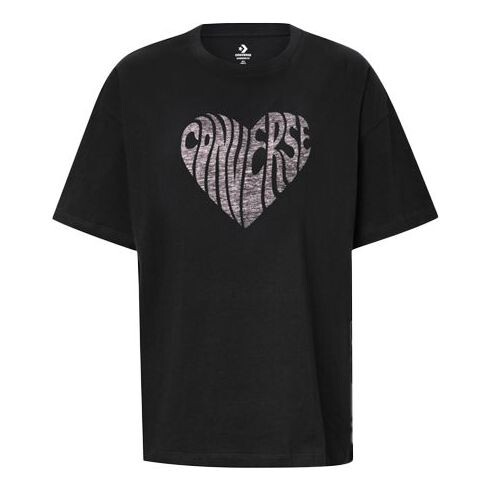 

Футболка love printing sports black Converse, черный