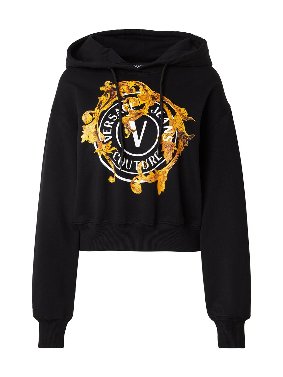 

Толстовка с капюшоном на молнии Versace Jeans Couture, черный