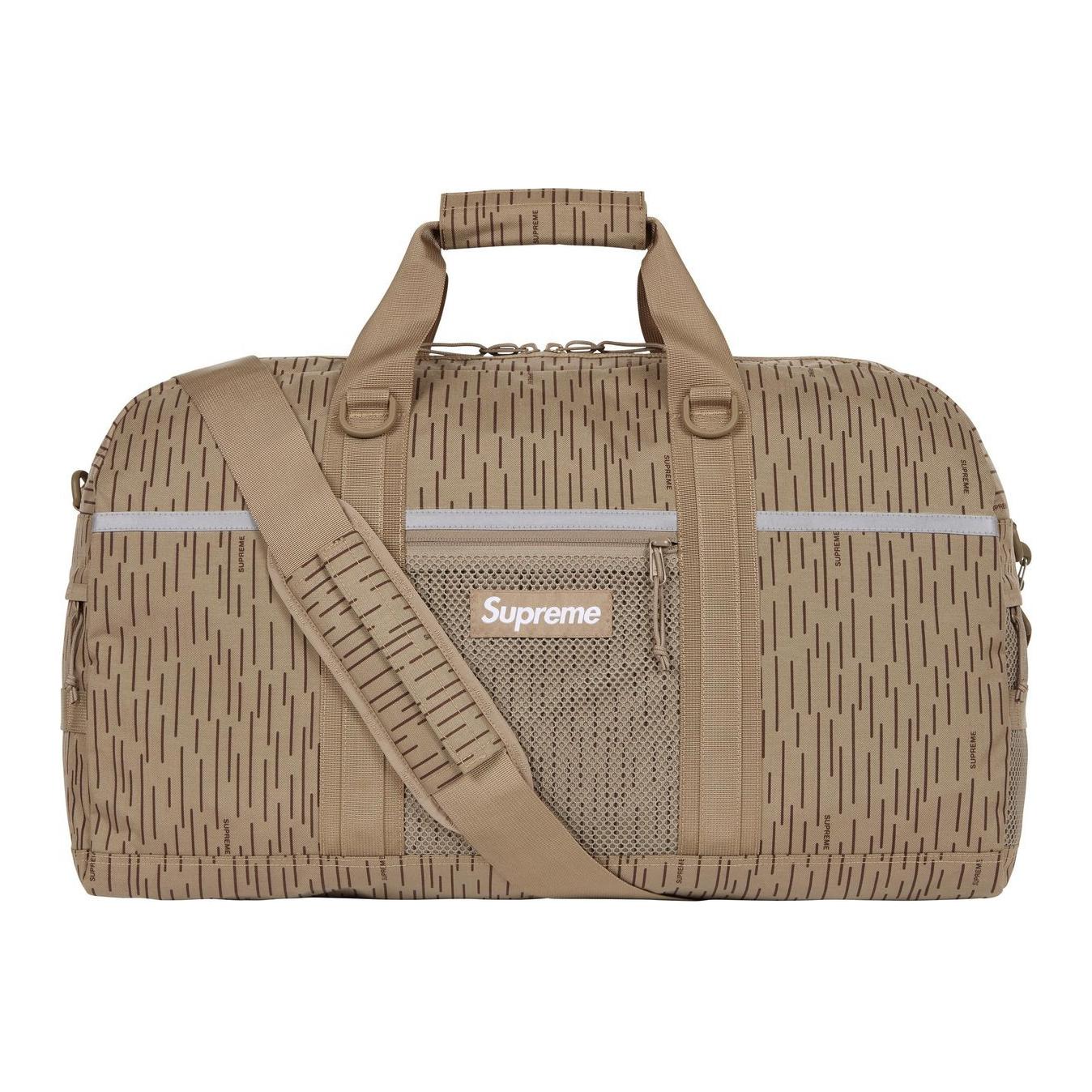 

Нейлоновая дорожная сумка Unisex Supreme, бежевая