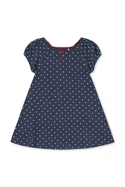 Платье с узором Classic SS Dress Konges Sløjd, синий