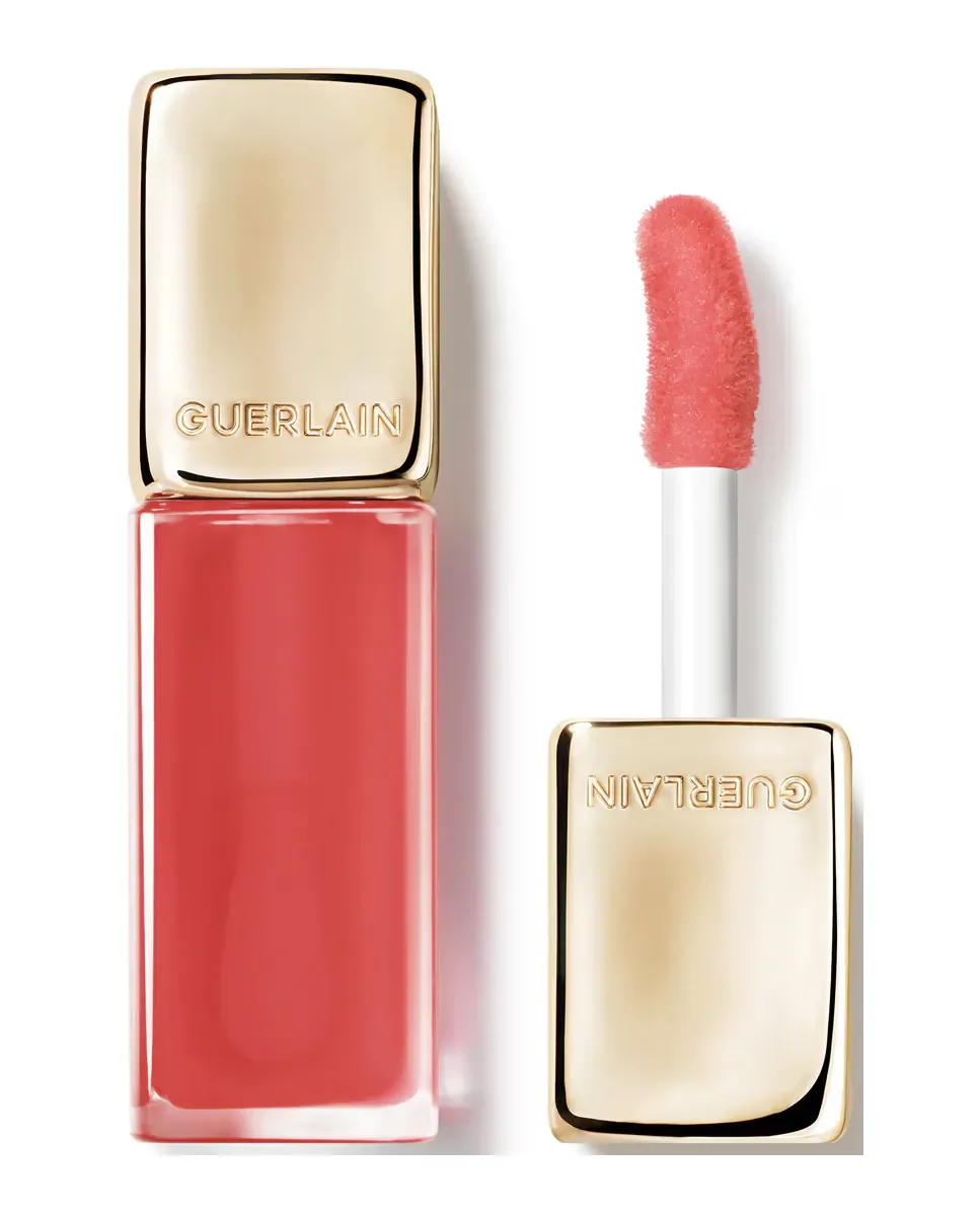 KissKiss Bee Glow Oil Масло для губ с цветом, обогащенное медом, 92% натурального происхождения Guerlain, Honey 309 — фото 2