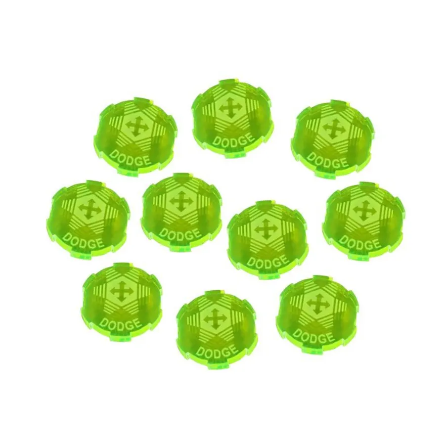 

Жетоны Dodge — флуоресцентный зеленый, Star Wars - Legion Gaming Accessories (Litko Aerosystems)