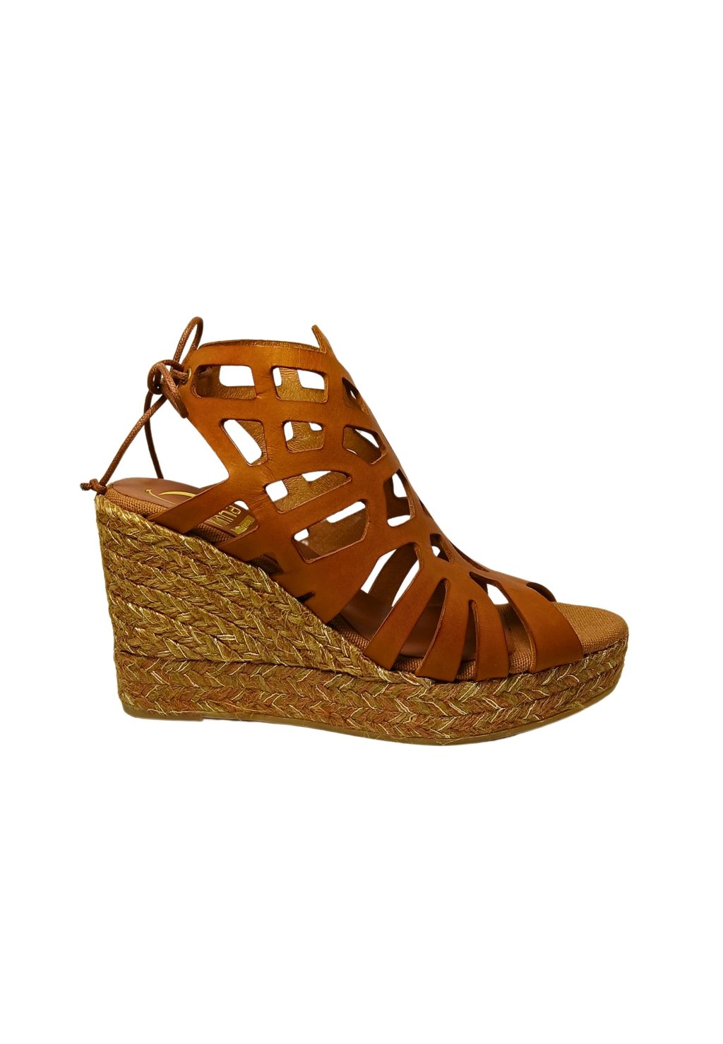 Босоножки на танкетке Espadrillas Kanna, коричневый