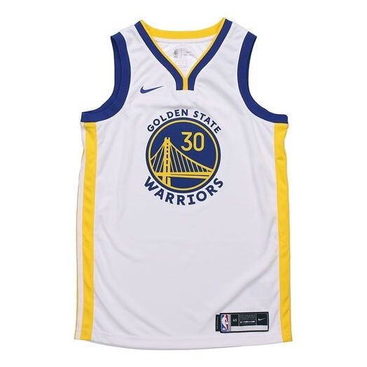 

Футболка Golden State Warriors Swingman Джерси Стивен Карри Nike, белый