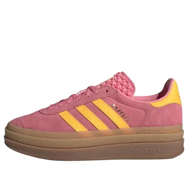 Кроссовки газель смелые Adidas, розовый
