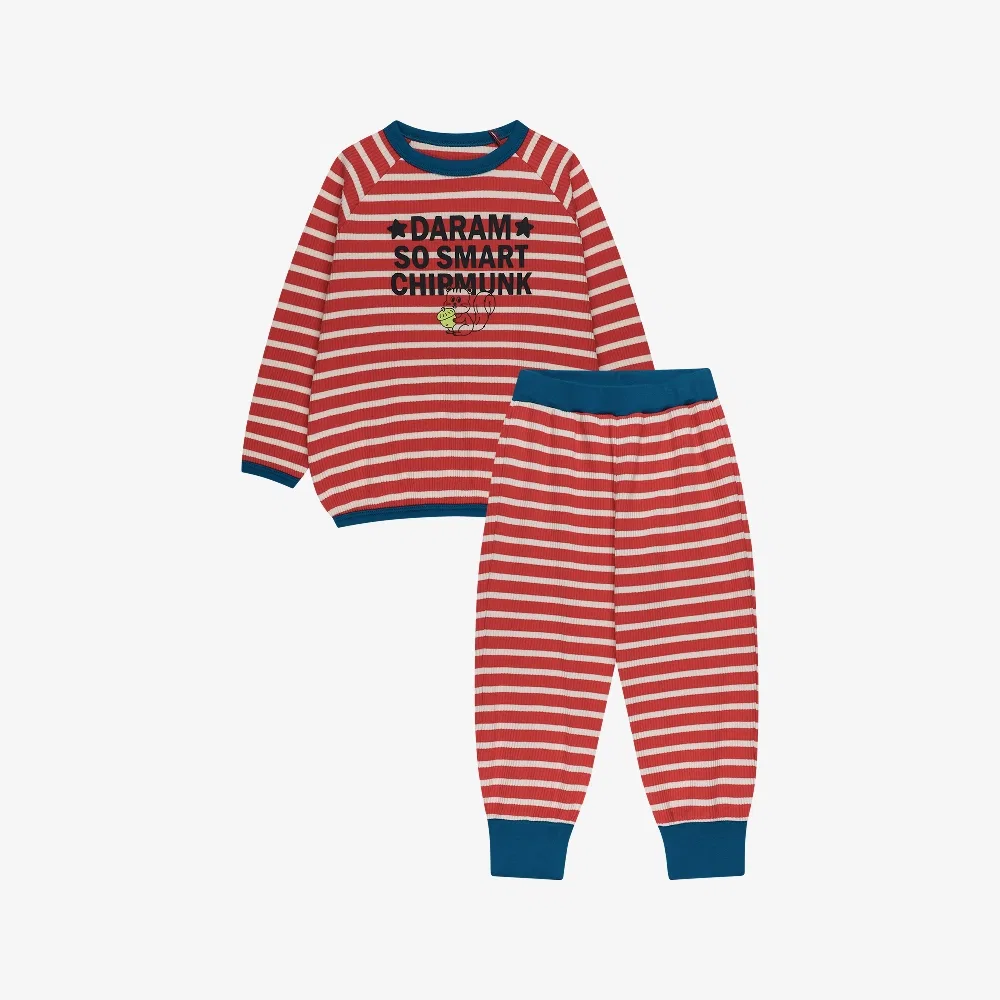 Детский домашний комплект Festival Loose красного цвета от Rototobebe — фото 2